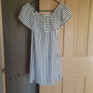 Speechless Striped Dress Small